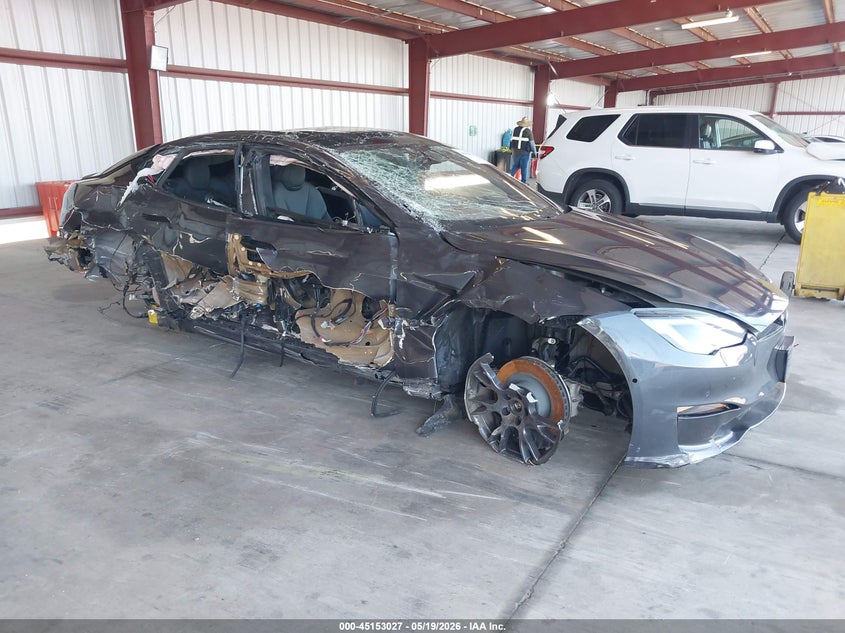 2022 Tesla Model s VIN 5YJSA1E66NF488386 — IAAI salvage auction photo