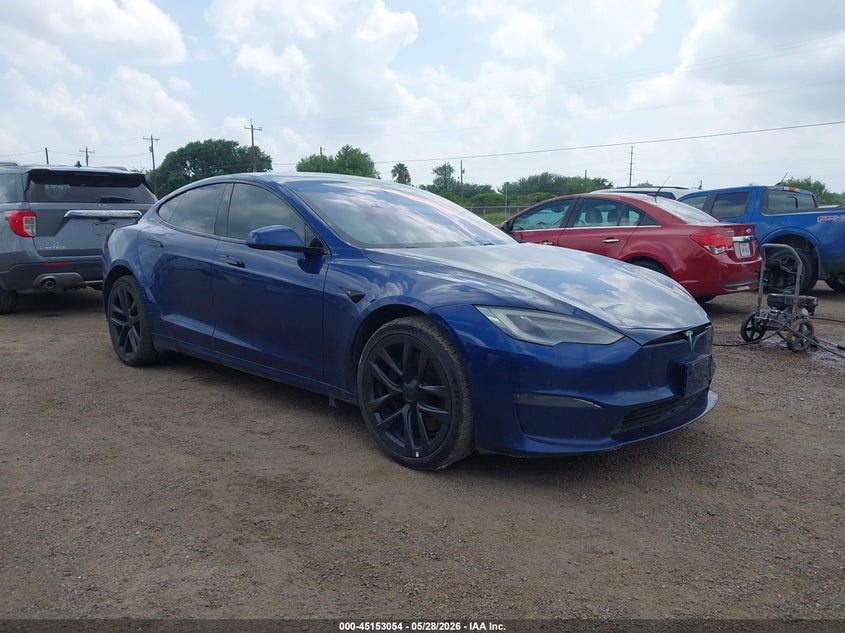 2021 Tesla Model s VIN 5YJSA1E5XMF428441 IAAI salvage auction — MECHANICAL, Salvage Title, sold $20,100 on 2026-07-14 (photo 1)
