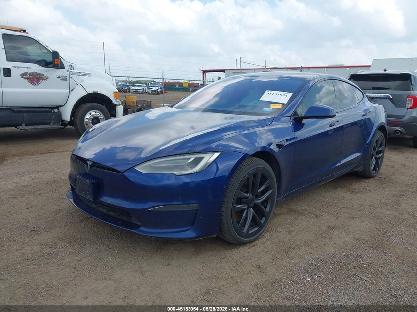 2021 Tesla Model s VIN 5YJSA1E5XMF428441 IAAI salvage auction — MECHANICAL, Salvage Title, sold $20,100 on 2026-07-14 (photo 2)