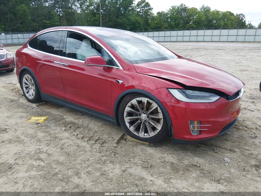 2017 Tesla Model x VIN 5YJXCDE2XHF066690 IAAI salvage auction — ELECTRICAL, Salvage Title, sold $25 on 2026-07-16 (photo 1)