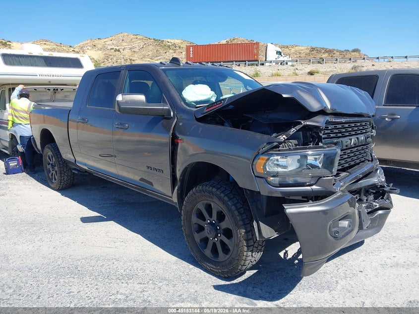 2022 Ram 2500 VIN 3C6UR5MJ9NG191628 IAAI salvage auction — FRONT END, Salvage (California), sold $10,600 on 2026-07-10 (photo 1)