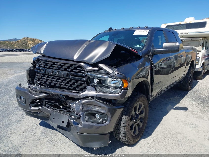 2022 Ram 2500 VIN 3C6UR5MJ9NG191628 IAAI salvage auction — FRONT END, Salvage (California), sold $10,600 on 2026-07-10 (photo 2)