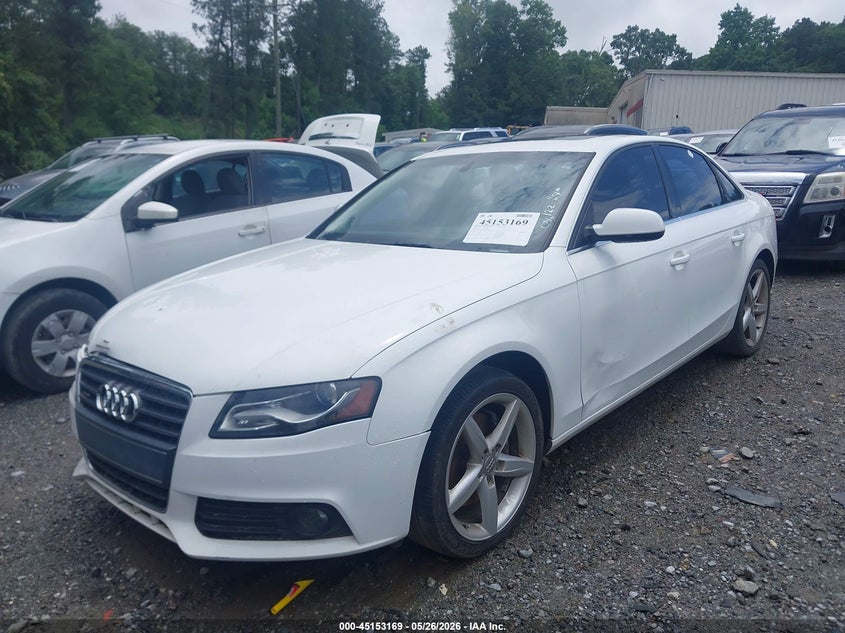 2011 Audi A4 VIN WAUFFAFL2BN056122 IAAI salvage auction — RIGHT FRONT, Salvage (Georgia), sold $300 on 2026-07-14 (photo 2)