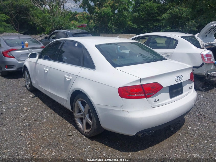 2011 Audi A4 VIN WAUFFAFL2BN056122 IAAI salvage auction — RIGHT FRONT, Salvage (Georgia), sold $300 on 2026-07-14 (photo 3)