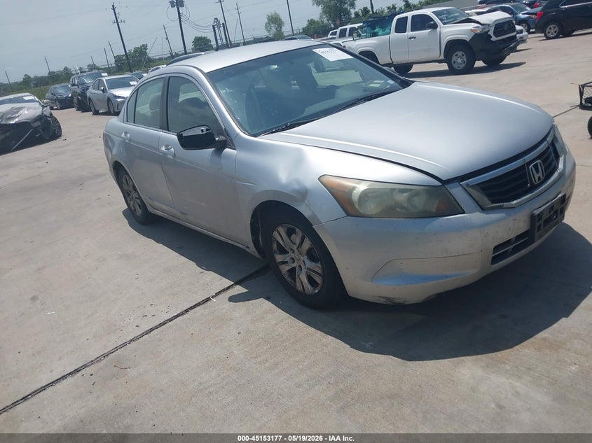 2009 Honda Accord VIN 1HGCP26489A047154 IAAI salvage auction — LEFT SIDE, Salvage (Texas), sold $400 on 2026-07-10 (photo 1)