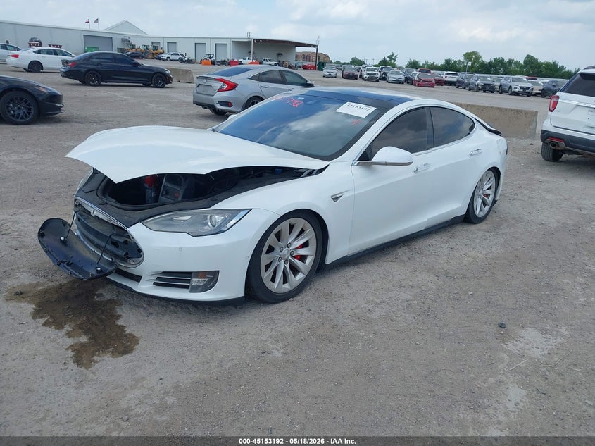 2015 Tesla Model s VIN 5YJSA1E43FF109523 IAAI salvage auction — ELECTRICAL, Clear (Missouri), sold $2,350 on 2026-07-15 (photo 2)