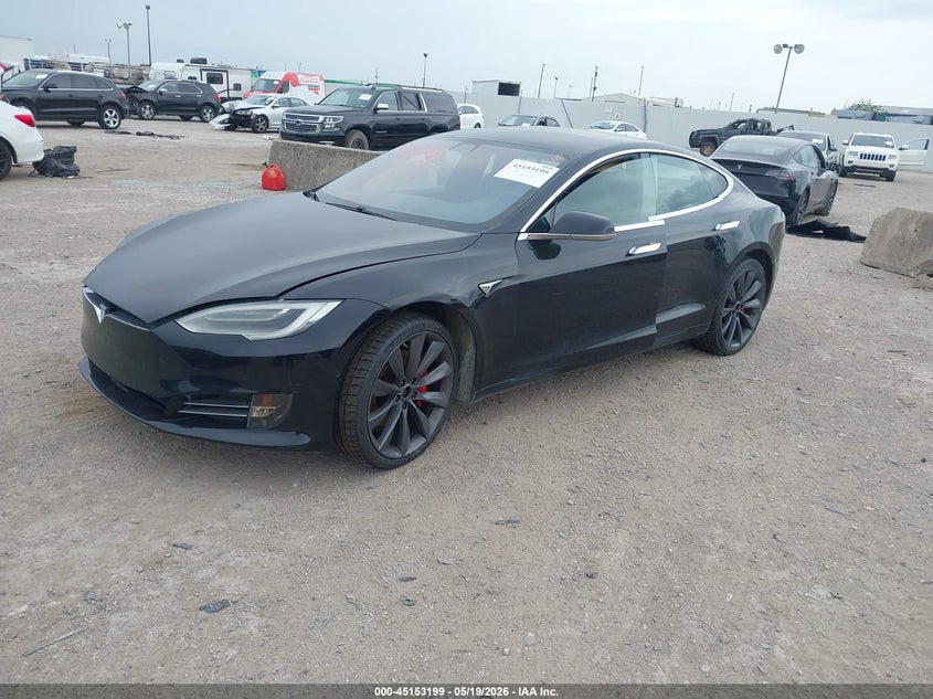 2017 Tesla Model s VIN 5YJSA1E41HF200745 IAAI salvage auction — MECHANICAL, Clear (Texas), sold $7,175 on 2026-07-15 (photo 2)