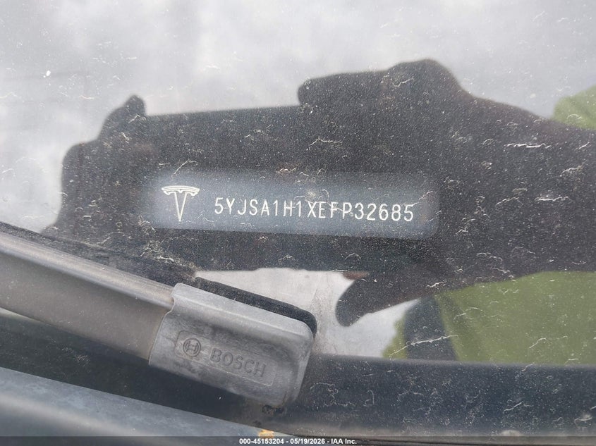 2014 Tesla Model s VIN 5YJSA1H1XEFP32685 IAAI salvage auction — ELECTRICAL, Clear (Texas), sold $925 on 2026-07-29 (photo 9)