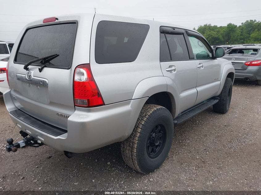 2007 Toyota 4runner VIN JTEBU14R870120744 IAAI salvage auction — HAIL, Clear (Missouri), sold $5,100 on 2026-07-06 (photo 4)