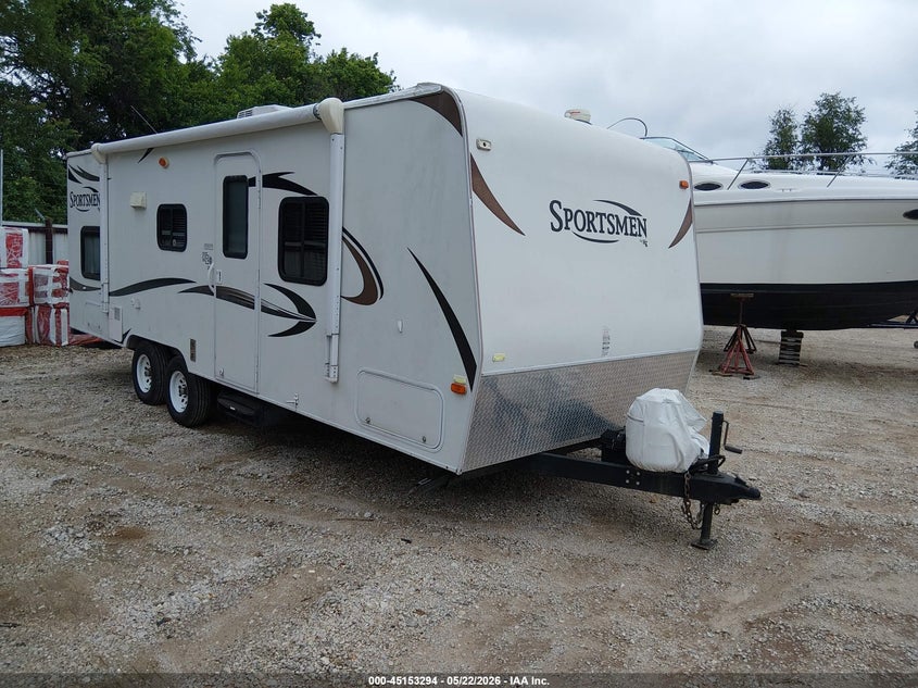 2012 K-z inc Travel trailer VIN 4EZTS2421C5124475 IAAI salvage auction — HAIL, Clear (Missouri), sold $4,000 on 2026-08-26 (photo 1)