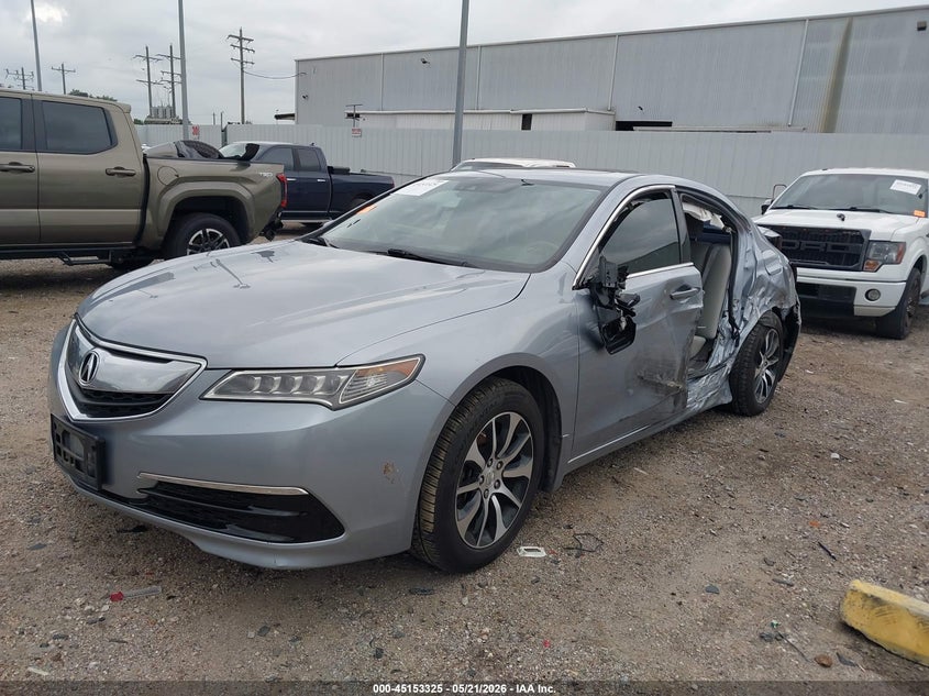 2015 Acura Tlx VIN 19UUB1F51FA028737 IAAI salvage auction — LEFT SIDE, Salvage (Texas), sold $2,150 on 2026-07-09 (photo 2)