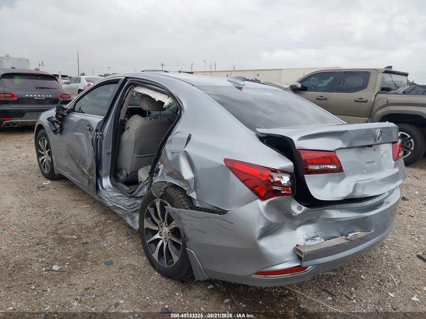 2015 Acura Tlx VIN 19UUB1F51FA028737 IAAI salvage auction — LEFT SIDE, Salvage (Texas), sold $2,150 on 2026-07-09 (photo 3)