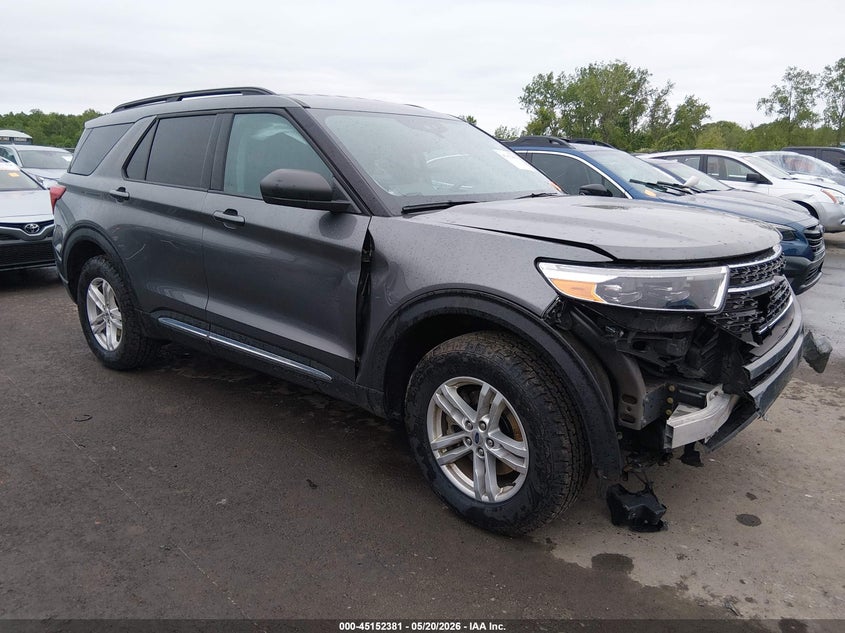 2023 Ford Explorer VIN 1FMSK8DH9PGA51365 IAAI salvage auction — FRONT END, Salvage (Ohio), sold $6,600 on 2026-07-19 (photo 1)
