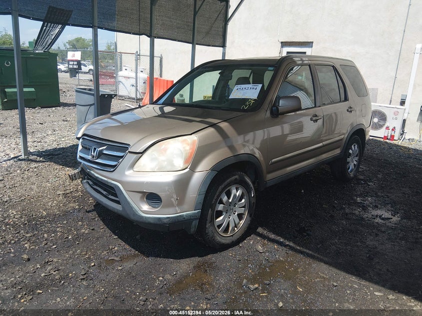 2006 Honda Cr-v VIN SHSRD789X6U432542 IAAI salvage auction — FRONT END, Salvage (Delaware), sold $700 on 2026-07-06 (photo 2)