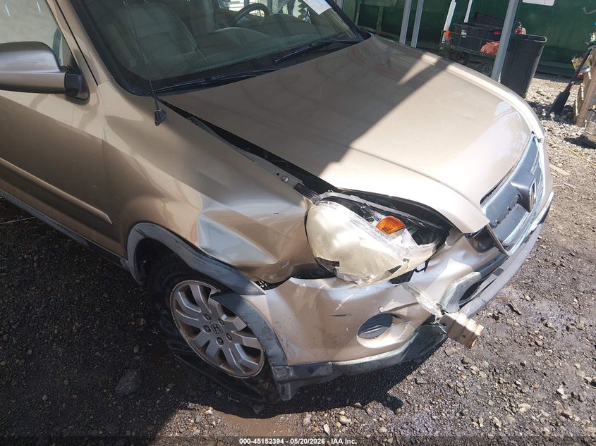 2006 Honda Cr-v VIN SHSRD789X6U432542 IAAI salvage auction — FRONT END, Salvage (Delaware), sold $700 on 2026-07-06 (photo 6)