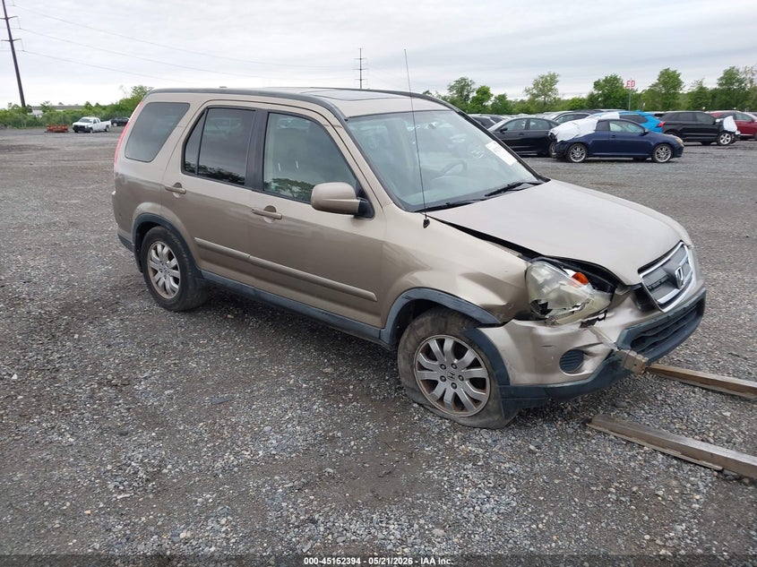2006 Honda Cr-v VIN SHSRD789X6U432542 IAAI salvage auction — FRONT END, Salvage (Delaware), sold $700 on 2026-07-06 (photo 1)