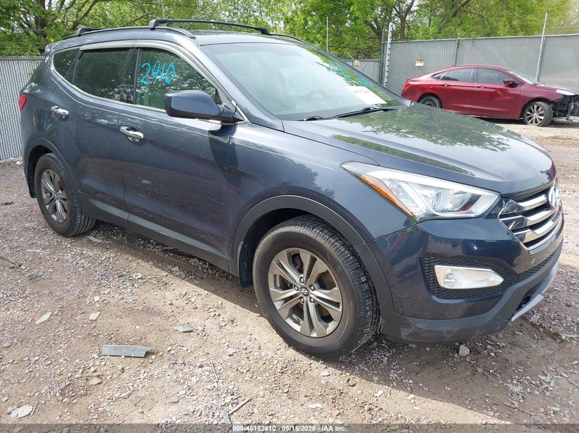 2014 Hyundai Santa fe VIN 5XYZU3LB8EG156086 IAAI salvage auction — HAIL, Clear (Wisconsin), sold $1,600 on 2026-07-29 (photo 1)