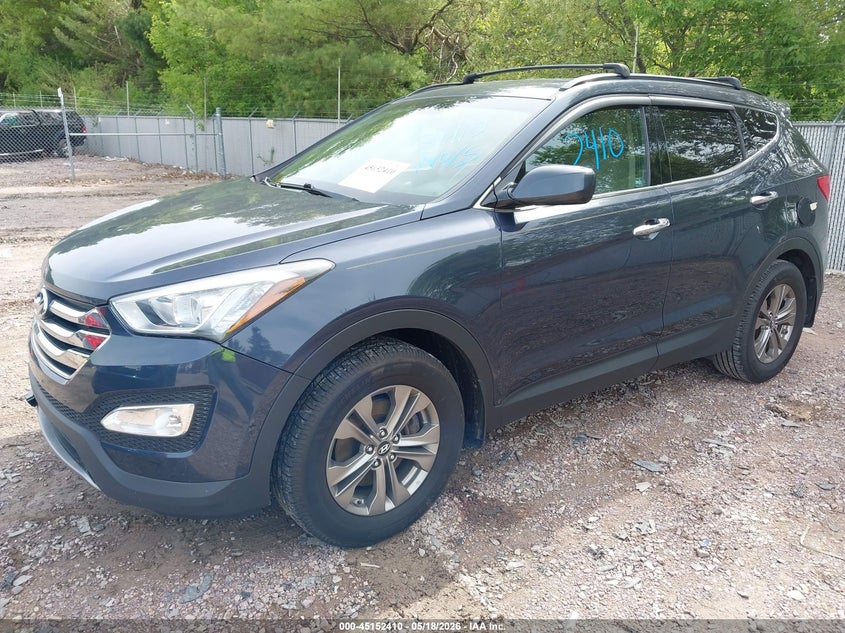 2014 Hyundai Santa fe VIN 5XYZU3LB8EG156086 IAAI salvage auction — HAIL, Clear (Wisconsin), sold $1,600 on 2026-07-29 (photo 2)