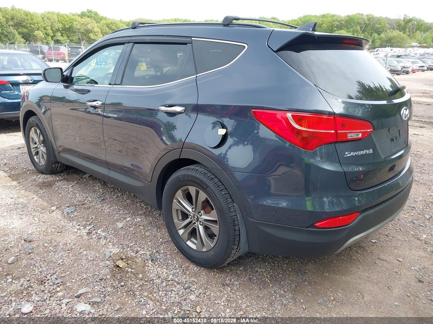 2014 Hyundai Santa fe VIN 5XYZU3LB8EG156086 IAAI salvage auction — HAIL, Clear (Wisconsin), sold $1,600 on 2026-07-29 (photo 3)