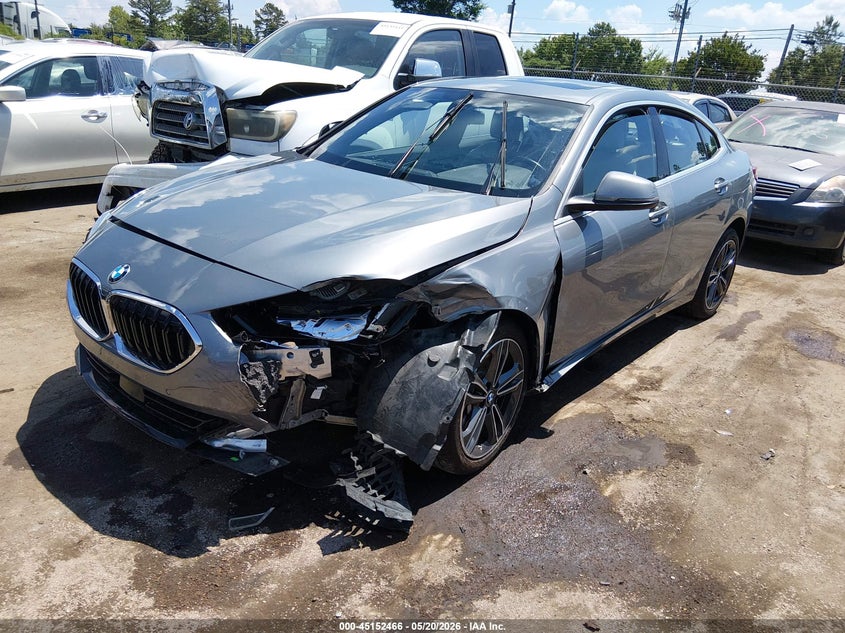 2022 BMW 2er VIN WBA53AK08N7L37866 IAAI salvage auction — FRONT END, Salvage (North Carolina), sold $5,150 on 2026-07-13 (photo 2)