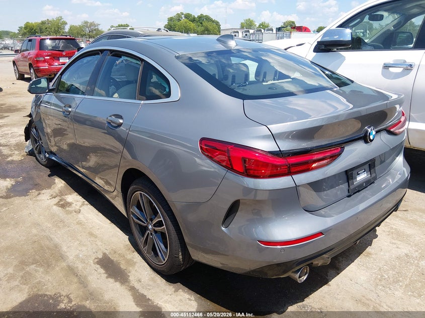 2022 BMW 2er VIN WBA53AK08N7L37866 IAAI salvage auction — FRONT END, Salvage (North Carolina), sold $5,150 on 2026-07-13 (photo 3)