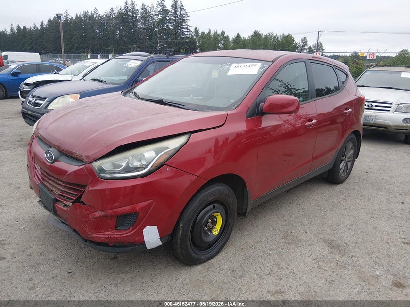 2015 Hyundai Tucson VIN KM8JTCAF0FU040768 IAAI salvage auction — NORMAL WEAR, Clear-Dealer Only (Montana), sold $1,000 on 2026-07-29 (photo 2)