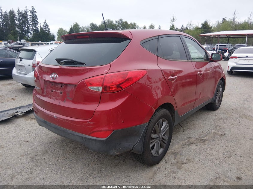 2015 Hyundai Tucson VIN KM8JTCAF0FU040768 IAAI salvage auction — NORMAL WEAR, Clear-Dealer Only (Montana), sold $1,000 on 2026-07-29 (photo 4)