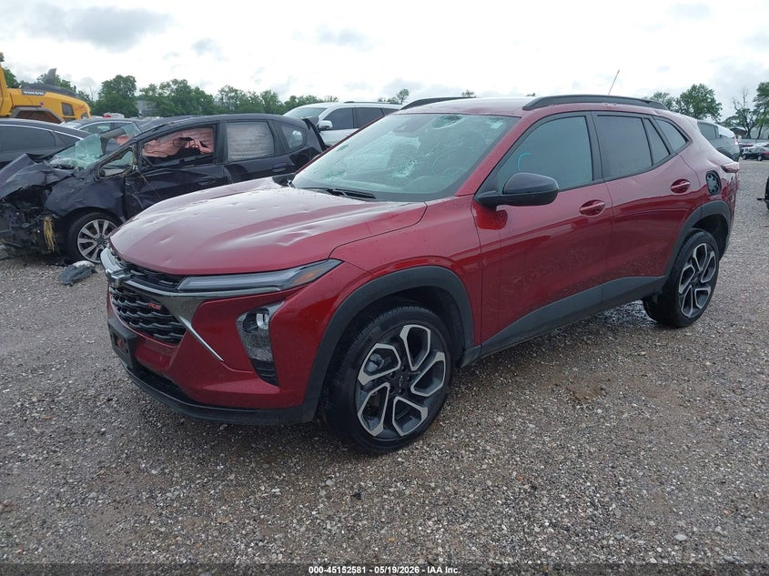 2025 Chevrolet Trax VIN KL77LJEP0SC303540 IAAI salvage auction — HAIL, Clear (Missouri), sold $10,350 on 2026-07-13 (photo 2)