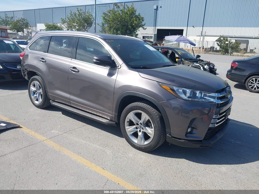 2019 Toyota Highlander VIN 5TDYZRFH5KS350993 IAAI salvage auction — REAR END, Salvage (Georgia), sold $7,925 on 2026-07-20 (photo 1)