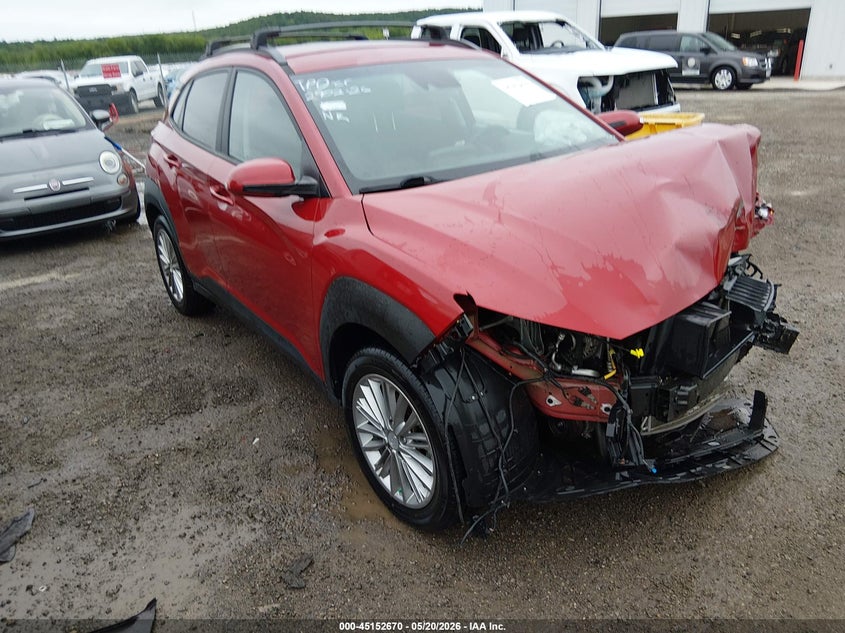 2021 Hyundai Kona VIN KM8K22AA3MU610278 IAAI salvage auction — FRONT END, Salvage (Oklahoma), sold $525 on 2026-07-28 (photo 1)