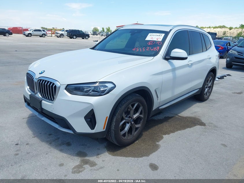 2024 BMW X3 VIN 5UX43DP03R9W80991 IAAI salvage auction — REAR END, Salvage Title, sold $15,100 on 2026-07-12 (photo 2)