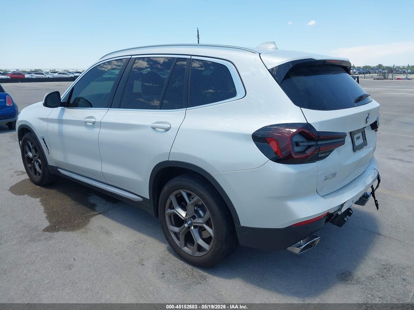 2024 BMW X3 VIN 5UX43DP03R9W80991 IAAI salvage auction — REAR END, Salvage Title, sold $15,100 on 2026-07-12 (photo 3)