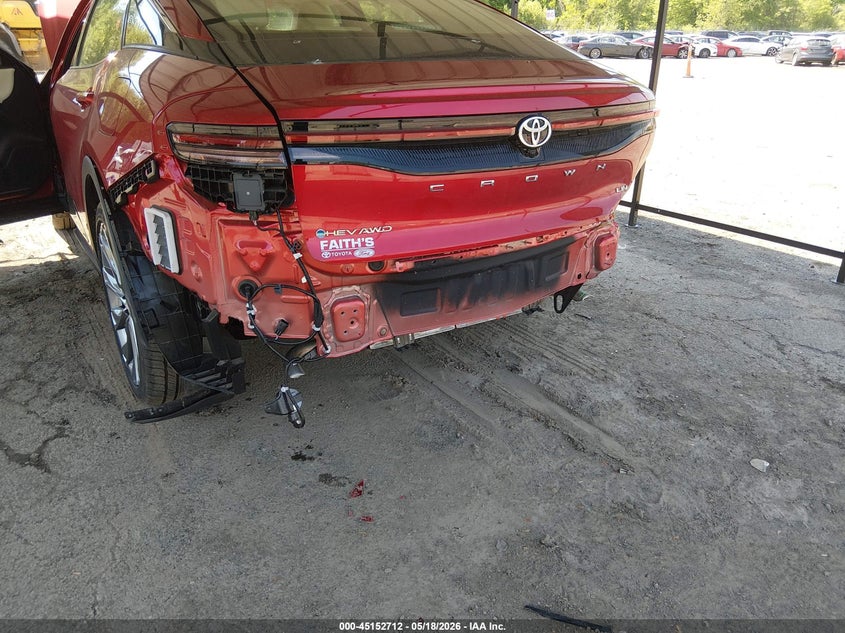 2026 Toyota Crown VIN JTDAAAAF9T3048657 IAAI salvage auction — REAR END, Salvage (Connecticut), sold $18,700 on 2026-07-30 (photo 6)