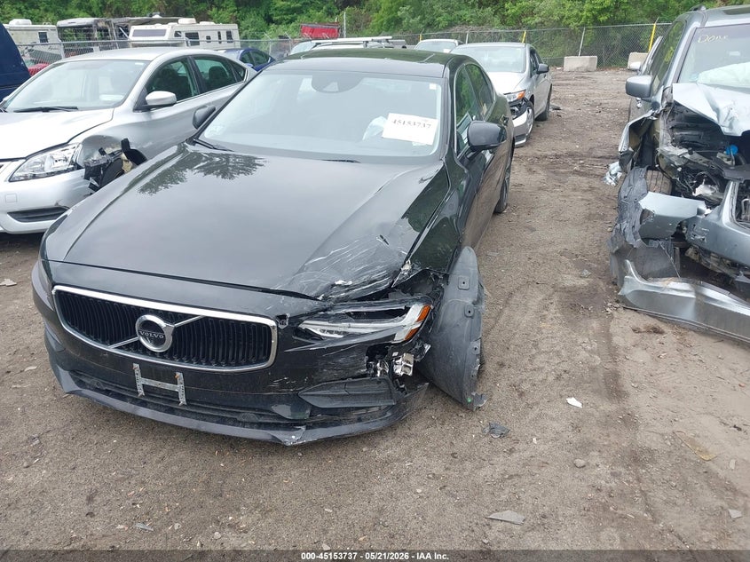 2017 Volvo S90 VIN YV1A22MK2H1010695 IAAI salvage auction — LEFT FRONT, Salvage (Massachusetts), sold $3,450 on 2026-07-21 (photo 2)