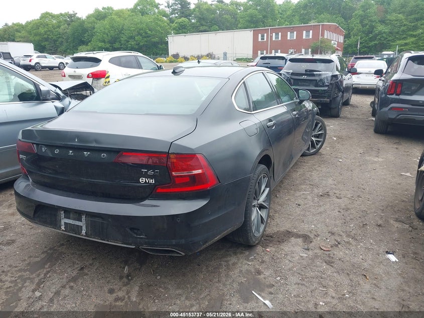2017 Volvo S90 VIN YV1A22MK2H1010695 IAAI salvage auction — LEFT FRONT, Salvage (Massachusetts), sold $3,450 on 2026-07-21 (photo 4)