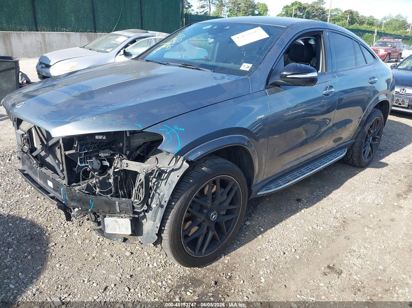 2023 Mercedes-benz Amg gle coupe VIN 4JGFD6BB5PA958602 IAAI salvage auction — FRONT END, Salvage Title, sold $40,400 on 2026-07-13 (photo 2)