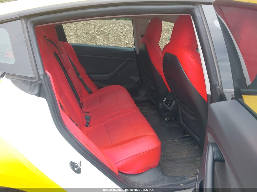 2021 Tesla Model 3 VIN 5YJ3E1EAXMF064317 IAAI salvage auction — REAR END, Salvage (Indiana), sold $5,675 on 2026-07-23 (photo 8)