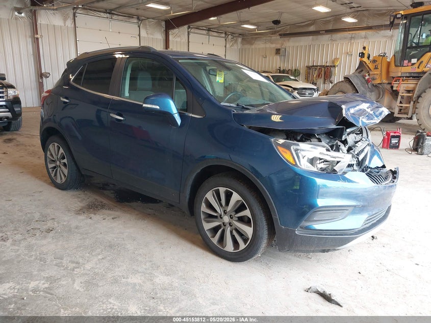 2019 Buick Encore VIN KL4CJASB2KB760916 IAAI salvage auction — FRONT END, Clear (Michigan), sold $875 on 2026-07-14 (photo 1)