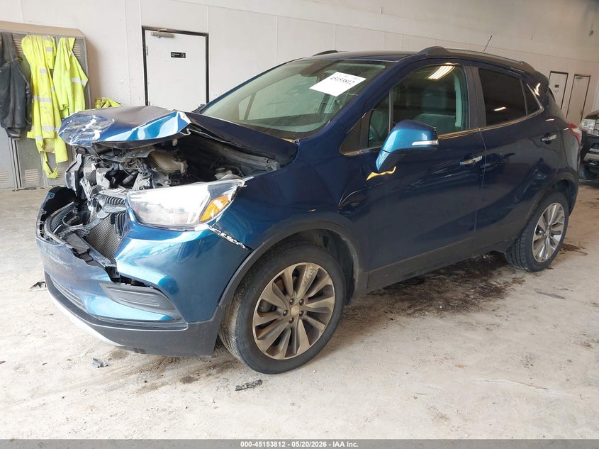 2019 Buick Encore VIN KL4CJASB2KB760916 IAAI salvage auction — FRONT END, Clear (Michigan), sold $875 on 2026-07-14 (photo 2)