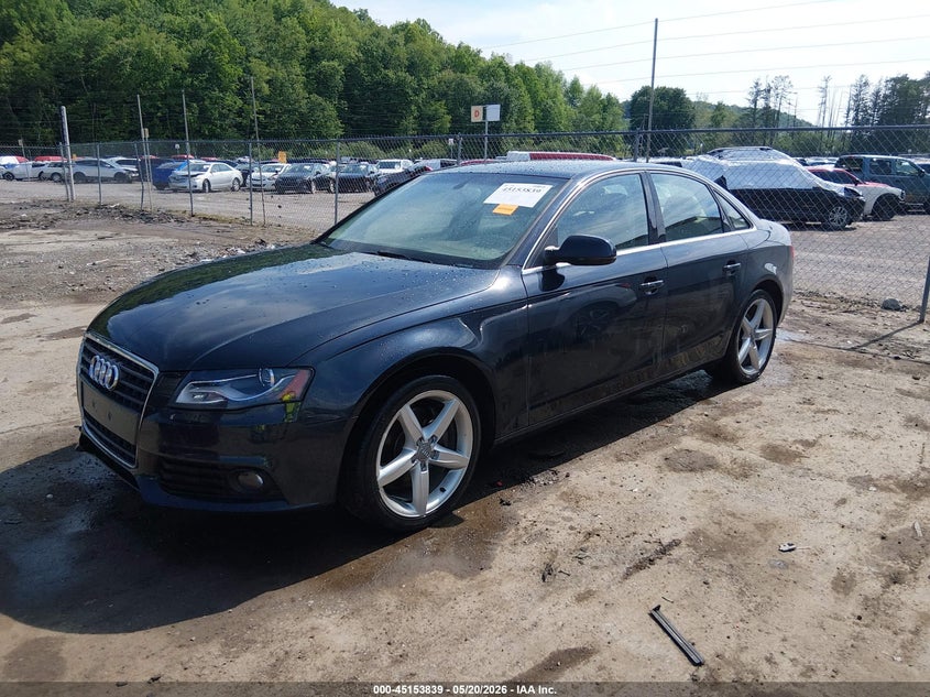 2012 Audi A4 VIN WAUBFAFL3CN005017 IAAI salvage auction — FRONT END, Salvage (West Virginia), sold $1,200 on 2026-07-16 (photo 2)