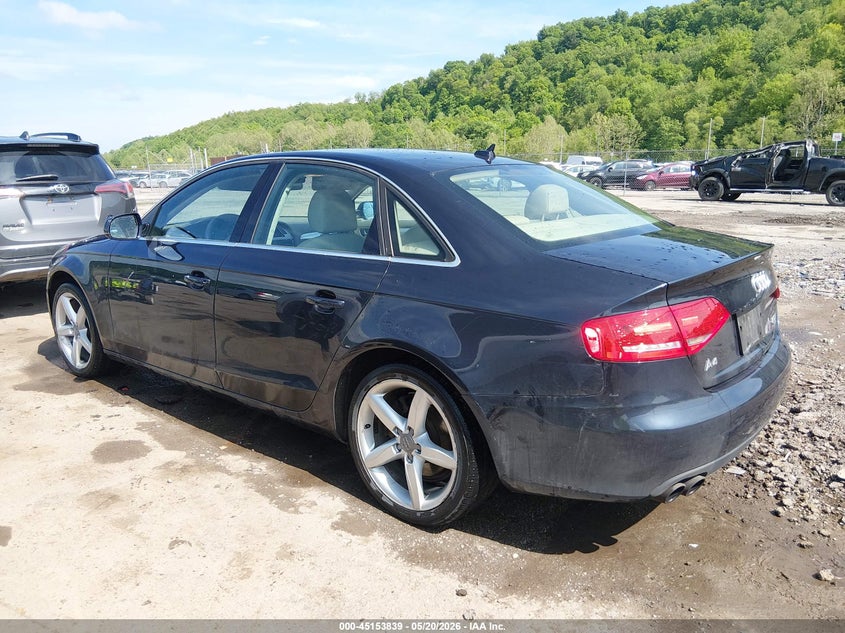 2012 Audi A4 VIN WAUBFAFL3CN005017 IAAI salvage auction — FRONT END, Salvage (West Virginia), sold $1,200 on 2026-07-16 (photo 3)