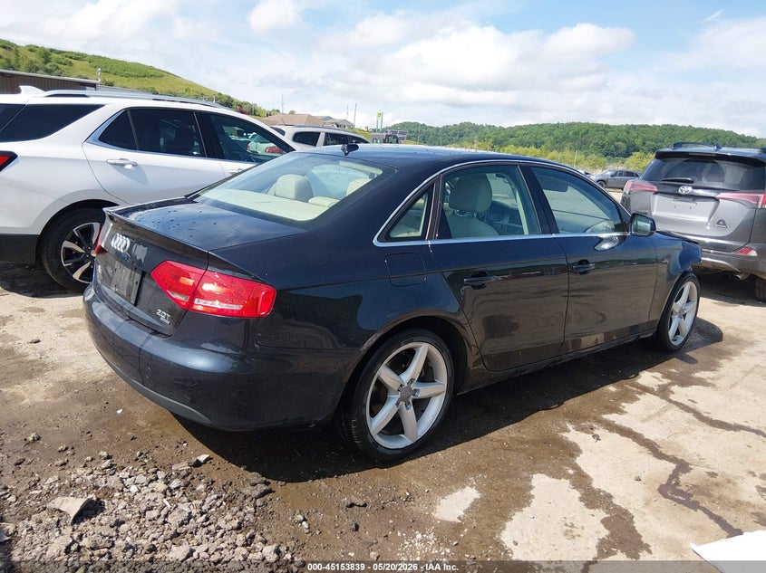 2012 Audi A4 VIN WAUBFAFL3CN005017 IAAI salvage auction — FRONT END, Salvage (West Virginia), sold $1,200 on 2026-07-16 (photo 4)