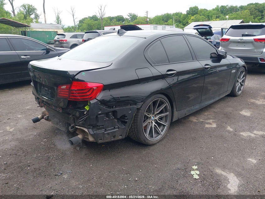 2015 BMW 5er VIN WBA5B3C53FD541728 IAAI salvage auction — REAR END, Salvage - Greater Than 75% (Maryland), sold $3,500 on 2026-07-28 (photo 4)