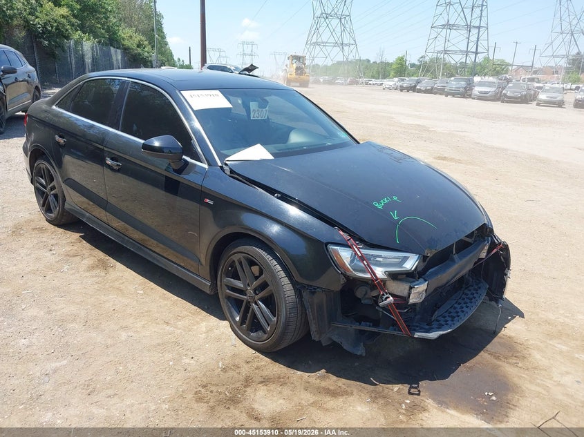 2017 Audi A3 VIN WAUJ8GFF5H1044886 IAAI salvage auction — FRONT END, Salvage (Pennsylvania), sold $550 on 2026-07-10 (photo 1)