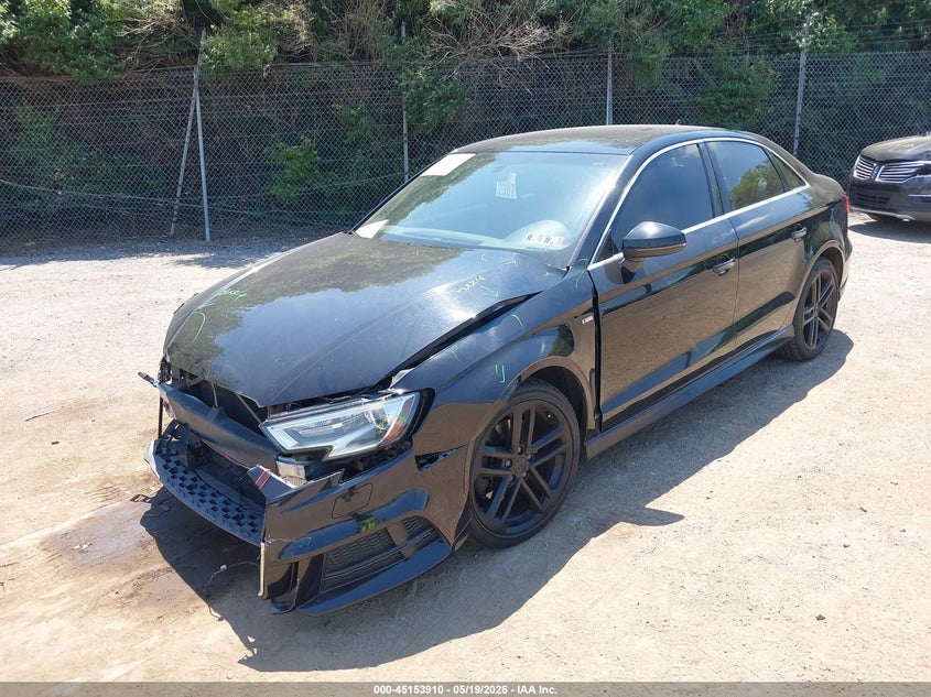 2017 Audi A3 VIN WAUJ8GFF5H1044886 IAAI salvage auction — FRONT END, Salvage (Pennsylvania), sold $550 on 2026-07-10 (photo 2)