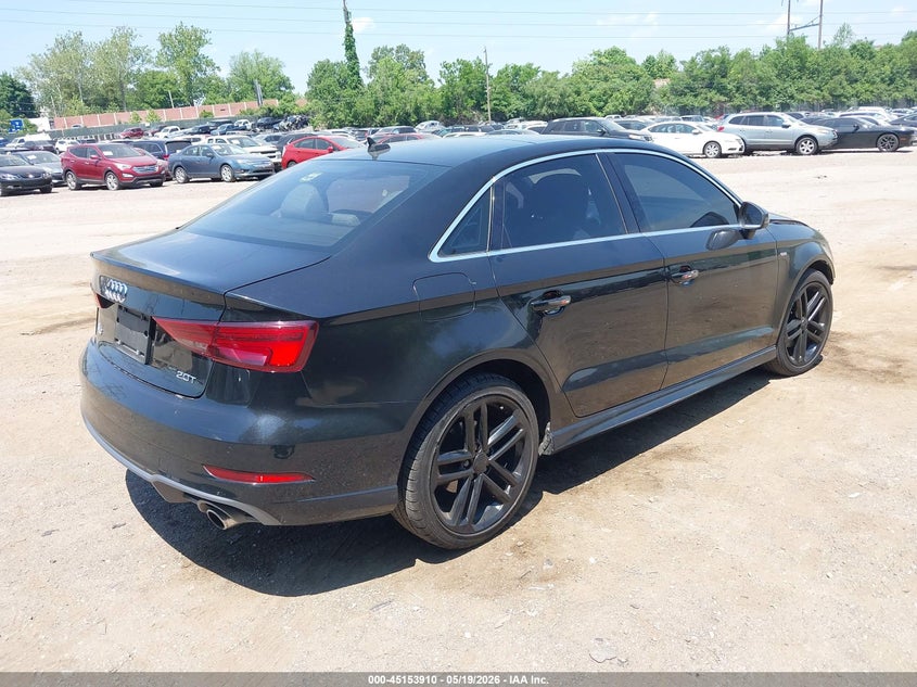 2017 Audi A3 VIN WAUJ8GFF5H1044886 IAAI salvage auction — FRONT END, Salvage (Pennsylvania), sold $550 on 2026-07-10 (photo 4)