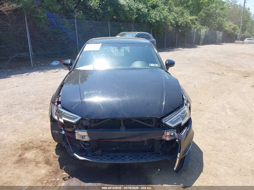 2017 Audi A3 VIN WAUJ8GFF5H1044886 IAAI salvage auction — FRONT END, Salvage (Pennsylvania), sold $550 on 2026-07-10 (photo 6)
