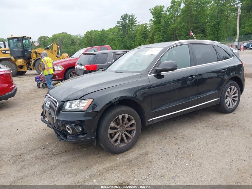 2014 Audi Q5 VIN WA1CFBFP6EA102331 IAAI salvage auction — FRONT END, Salvage Title, sold $1,000 on 2026-07-10 (photo 2)