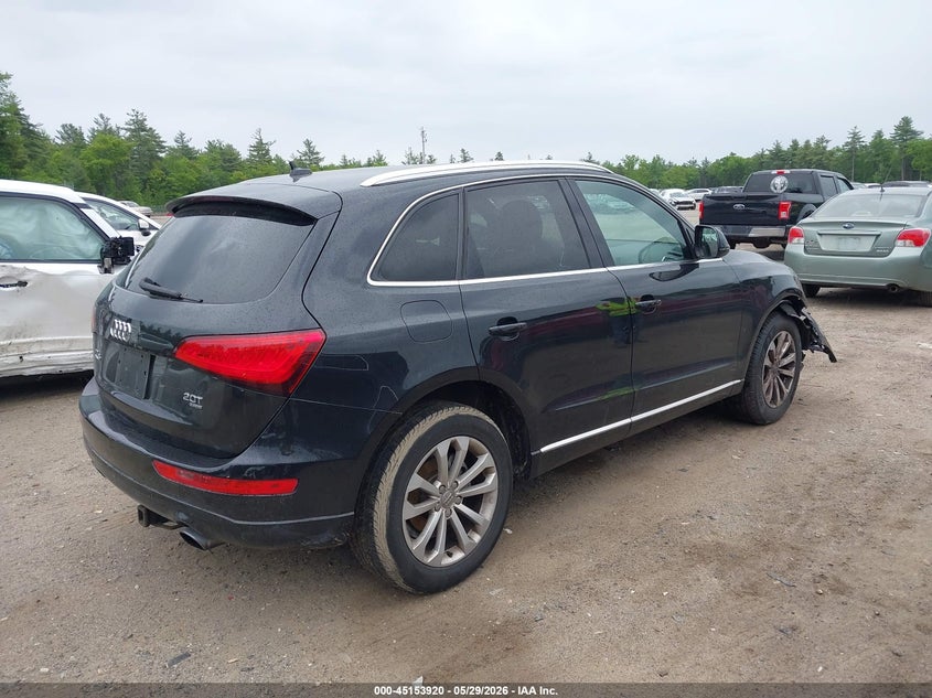 2014 Audi Q5 VIN WA1CFBFP6EA102331 IAAI salvage auction — FRONT END, Salvage Title, sold $1,000 on 2026-07-10 (photo 4)
