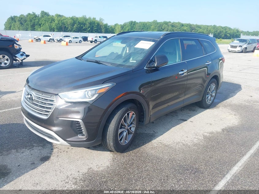 2017 Hyundai Santa fe VIN KM8SM4HF1HU177928 IAAI salvage auction — RIGHT FRONT, Clear (Indiana), sold $1,000 on 2026-07-29 (photo 2)